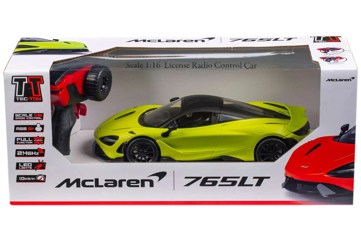 TEC-TOY McLaren 765LT R/C 1:16 2,4GHz, metallic green