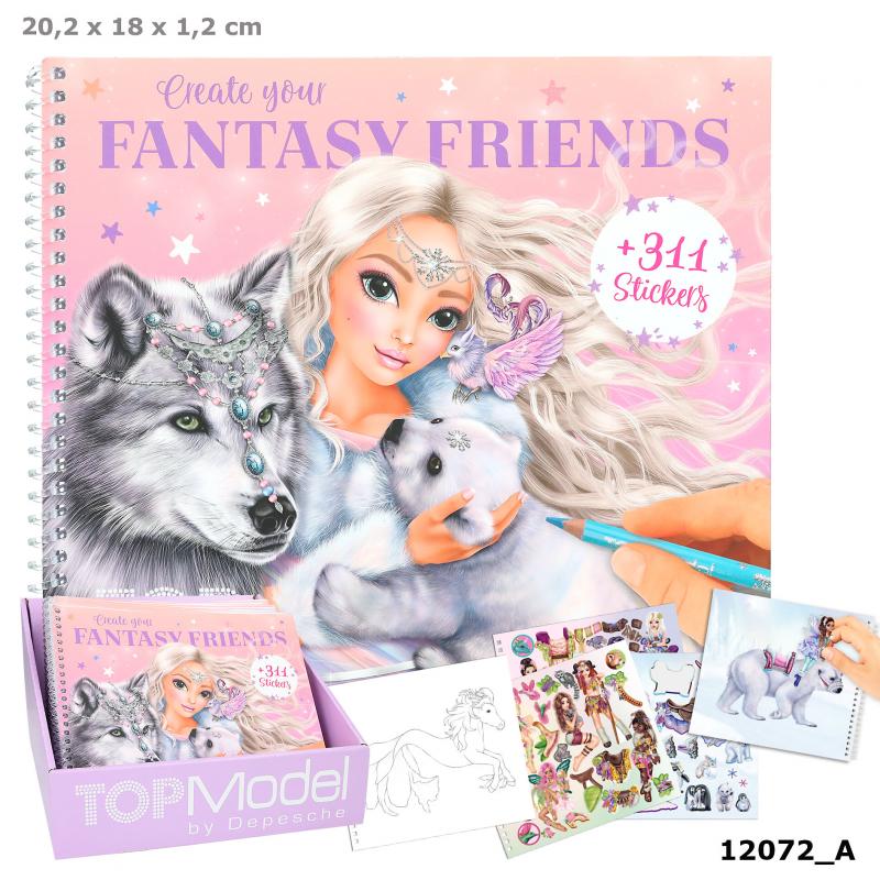 Topmodel Fantasy stickers bog