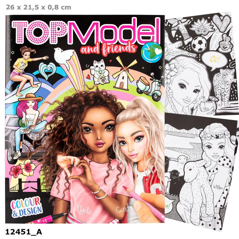 TOPModel & Friends Male- og Designbog