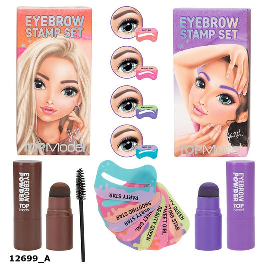 TopModel Øjenbrynsstempel Sæt BEAUTY and ME