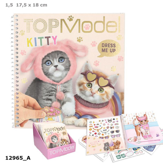 TopModel stickersbog dress me up katte