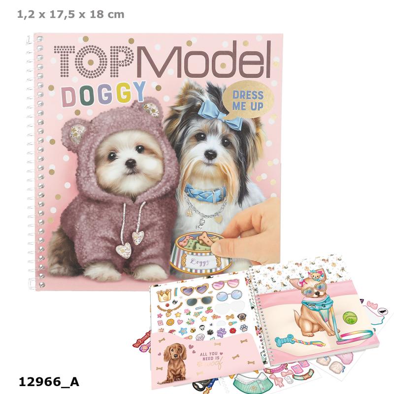 TOPModel Dress Me Up Stickerbog DOGGY