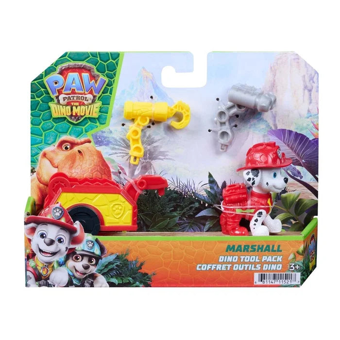Paw Patrol Movie 3 Dino Tool Pack Marshall