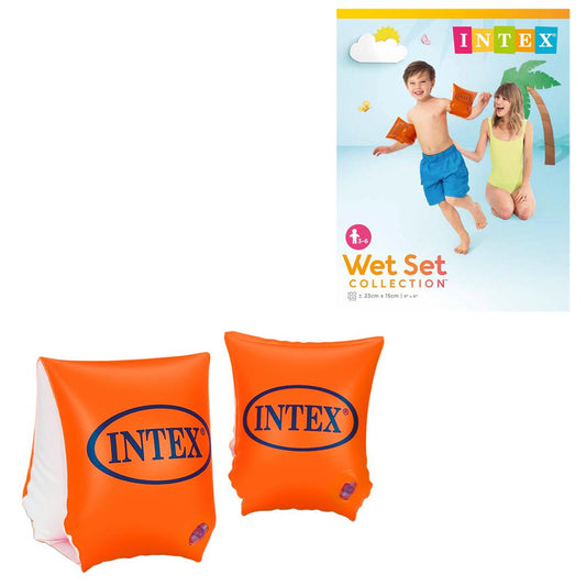 Intex orange badevinger 3-6 år