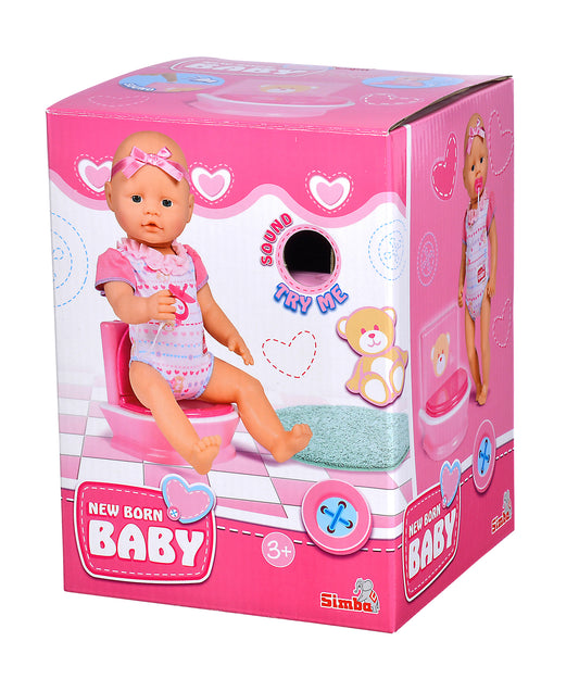 New Born Baby Dukketilbehør Toilet