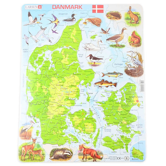 PUZZLE DENMARK 36,5cm 66pcs