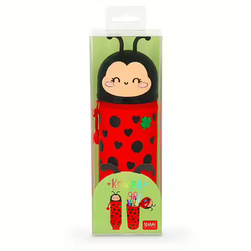 Penalhus af silikone, Kawaii, Ladybug