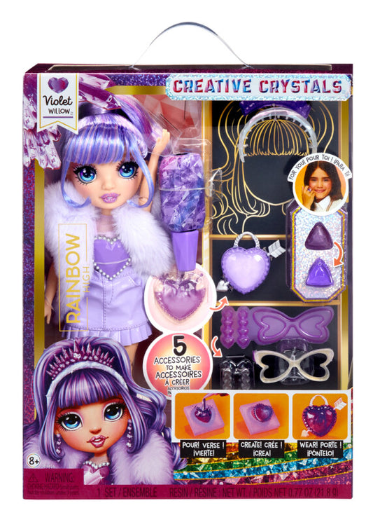 Rainbow High Crystal Fashiondukke - Violet