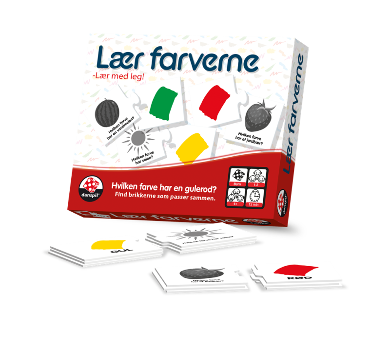 Danspil Lær farverne