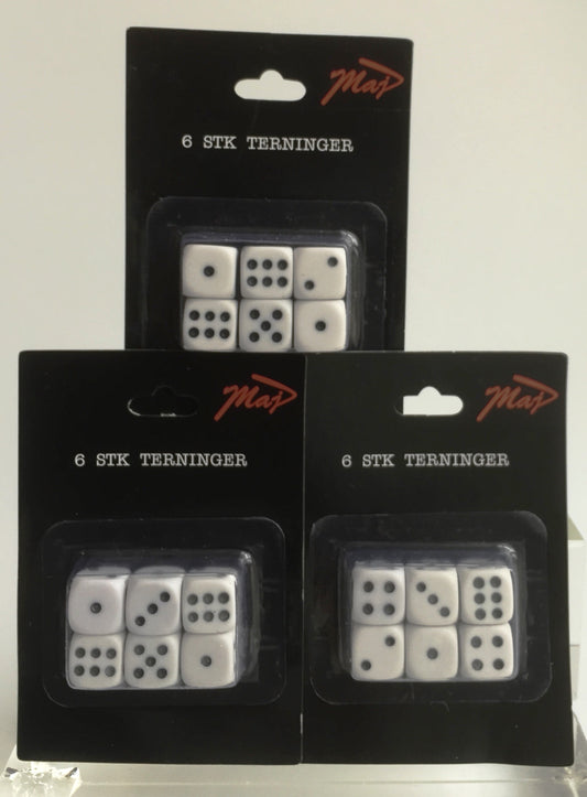 Terninger 6 stk