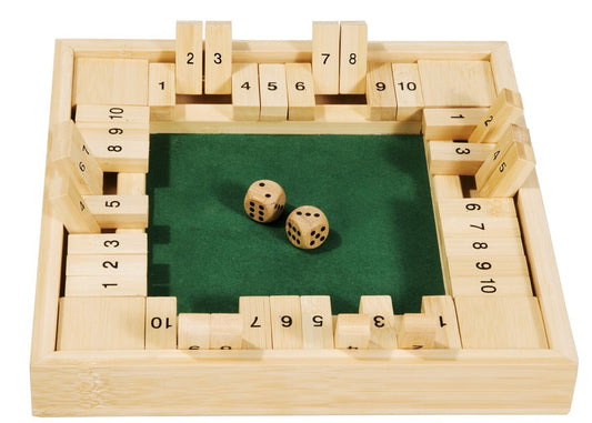 Bamboo Game shut the box for 4 spillere