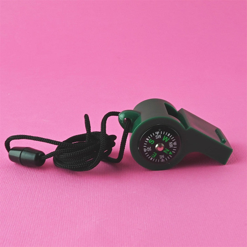 ADVENTURE GEAR COMPASS w WHISTLE 6cm