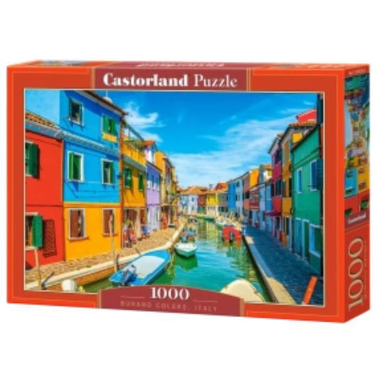 Burano kanal Italien 1000 brik, +10år