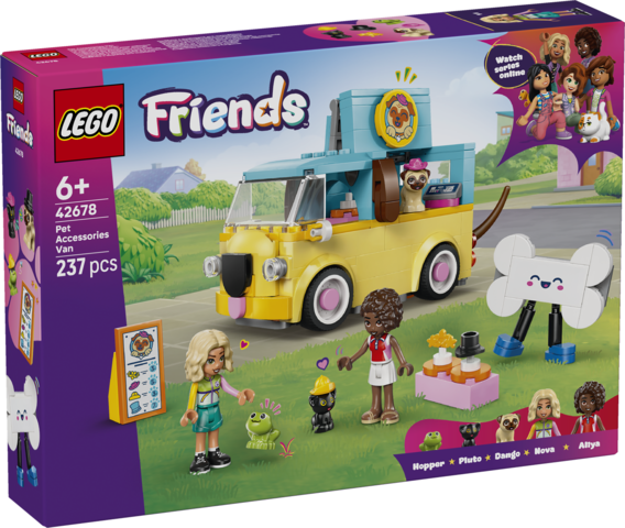 LEGO Friends Vogn med kæledyrs-accessories 42678