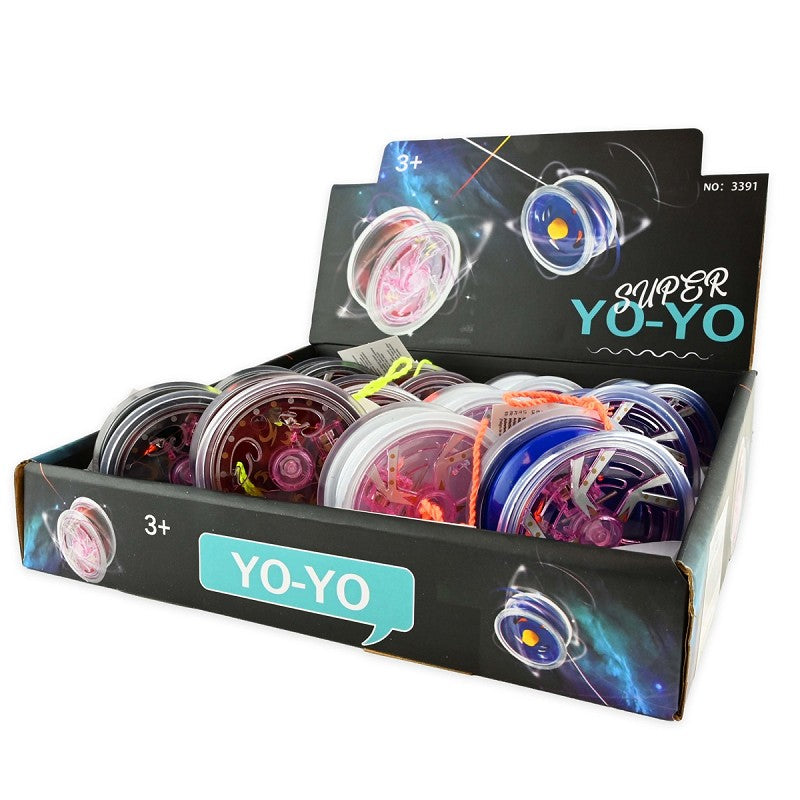 YOYO METAL w LIGHT 4ass 6cm