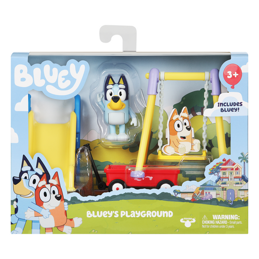 Bluey Mini Legesæt, legeplads med figur