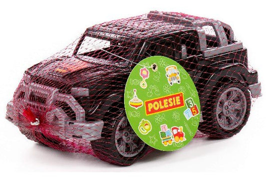 POLESIE Jeep, 21,8x12x10,3cm i net, sort