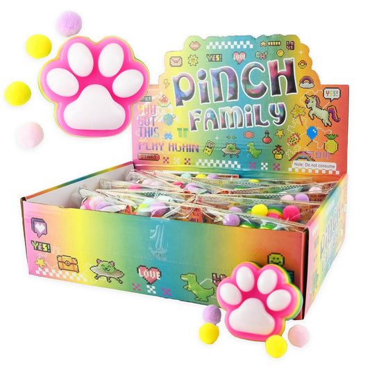 SQUISHY CAT PAW 70G RAINBOW