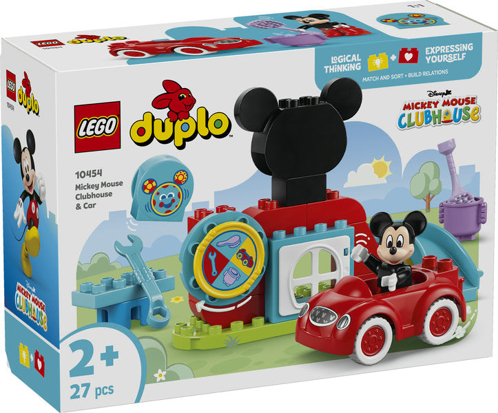 LEGO DUPLO Mickeys klubhus og bil 10454