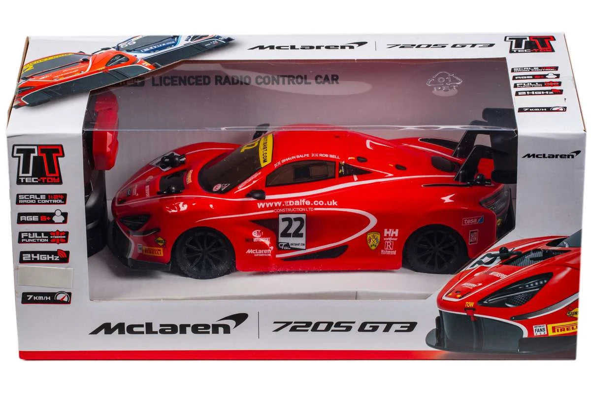 TEC-TOY McLaren 720S GT3 R/C 1:24 2,4GHz, red