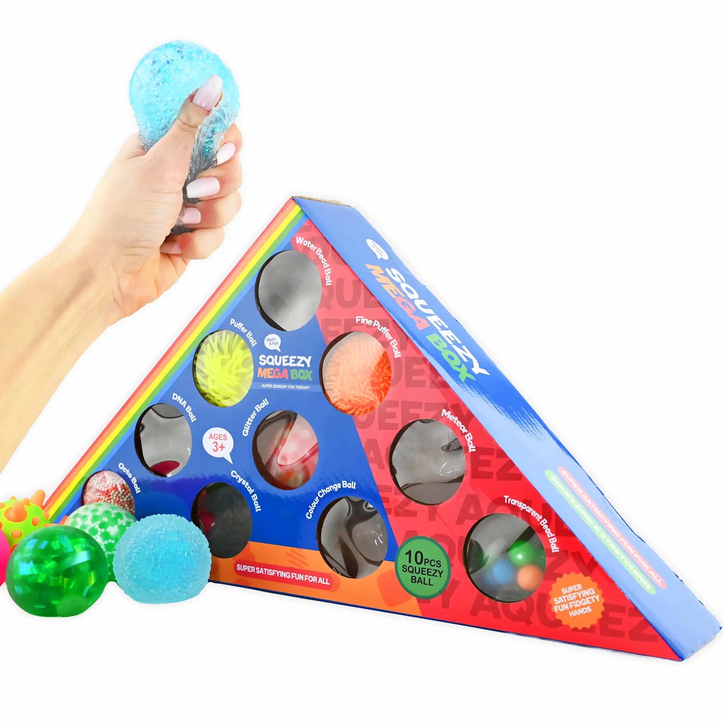 SQUEEZE BALL SET 10-PACK