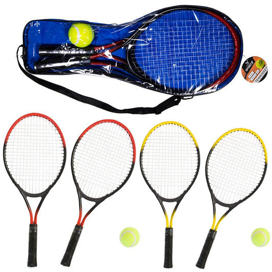 SportX Tennis Sæt 2 ketcher med bold