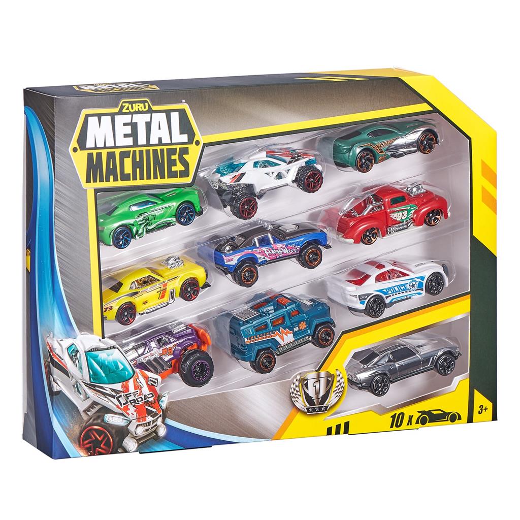 Metal Machines Sæt 10 Stk.