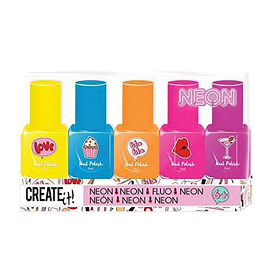 Create It! – Neon Neglelak 5-pack