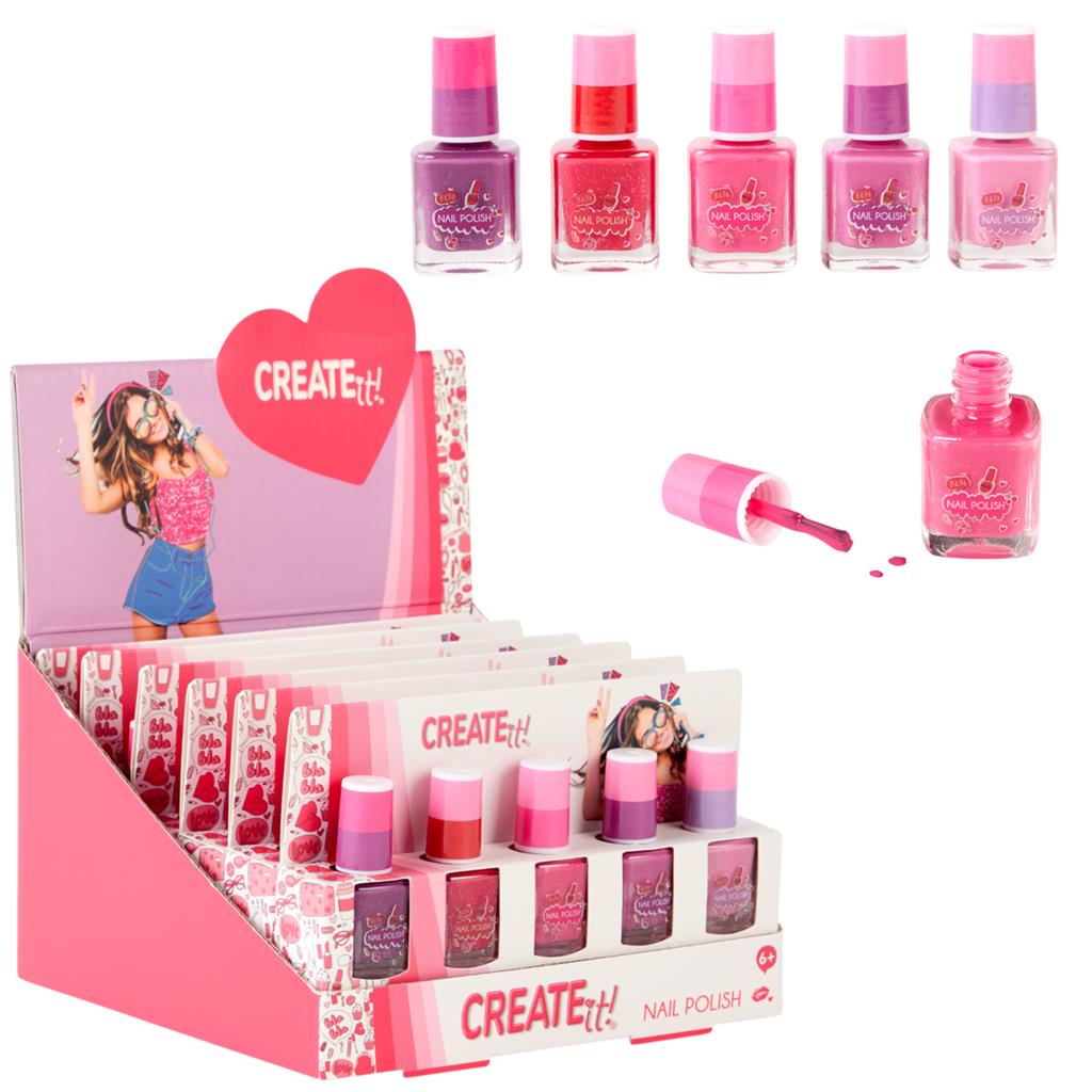 Create It! Neglelakfarve 5-pak