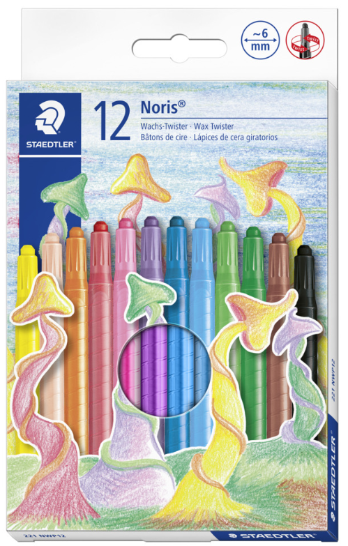 Staedtler Fedtfarve 12 Stk.