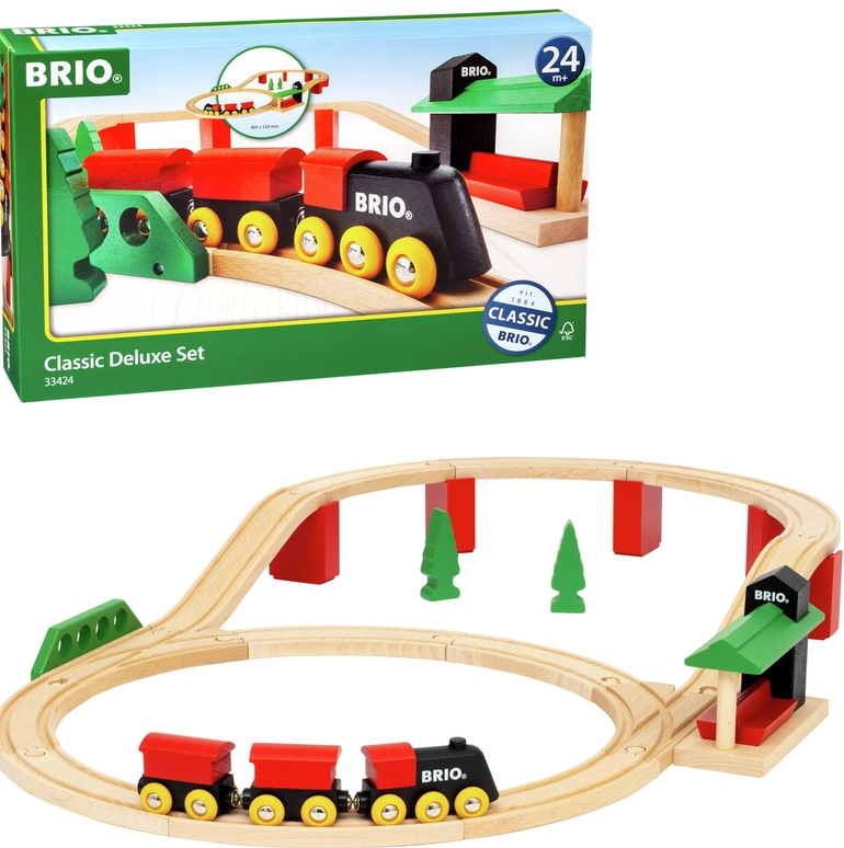 Brio klassisk deluxe togsæt 33424