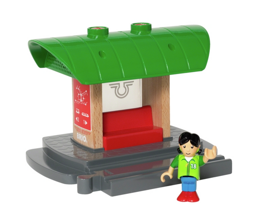 Brio togstation med lydoptager 33840