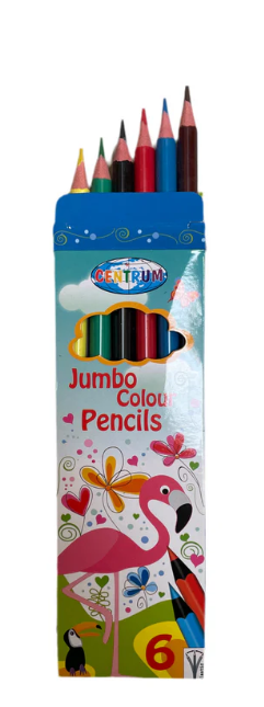 Jumbo farveblyanter 6-pak