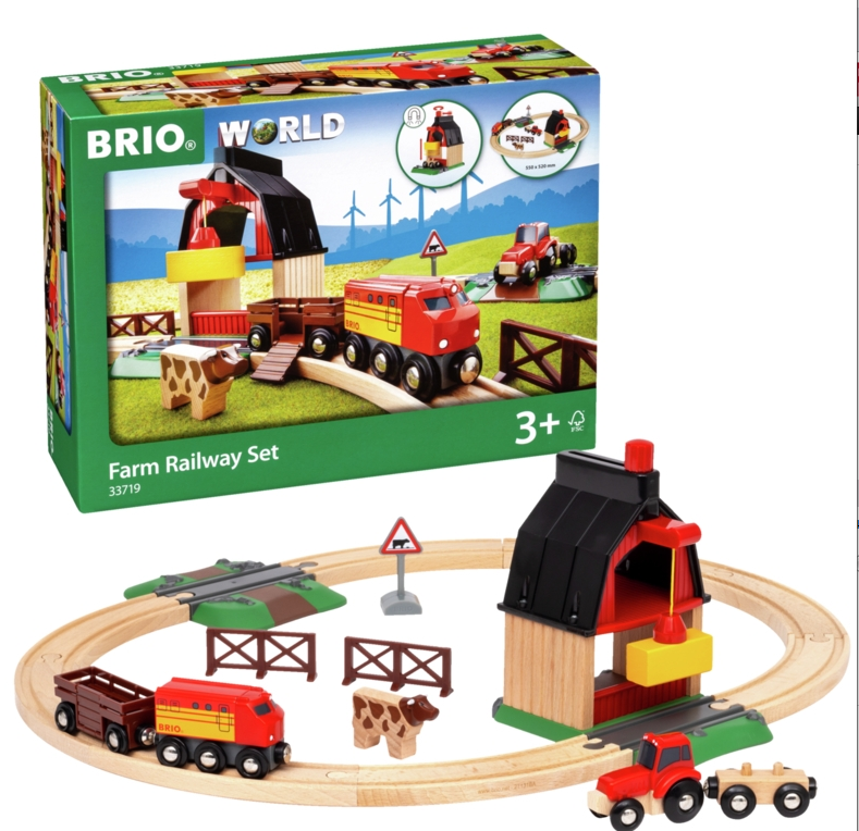 BRIO Togbane, Bondegård-på-landet, sæt 33719