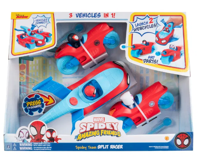 SPIDEY TEAM SPLIT RACER SFX
