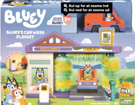 Bluey Bilvask legesæt