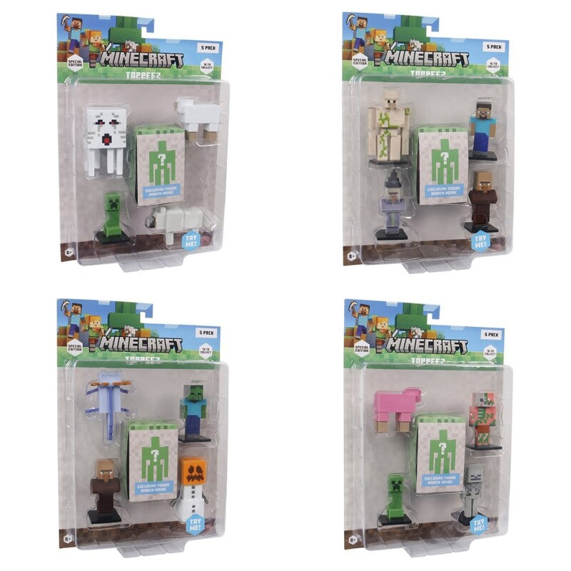 Minecraft 3D Special Edition Figur 5-pak Blister