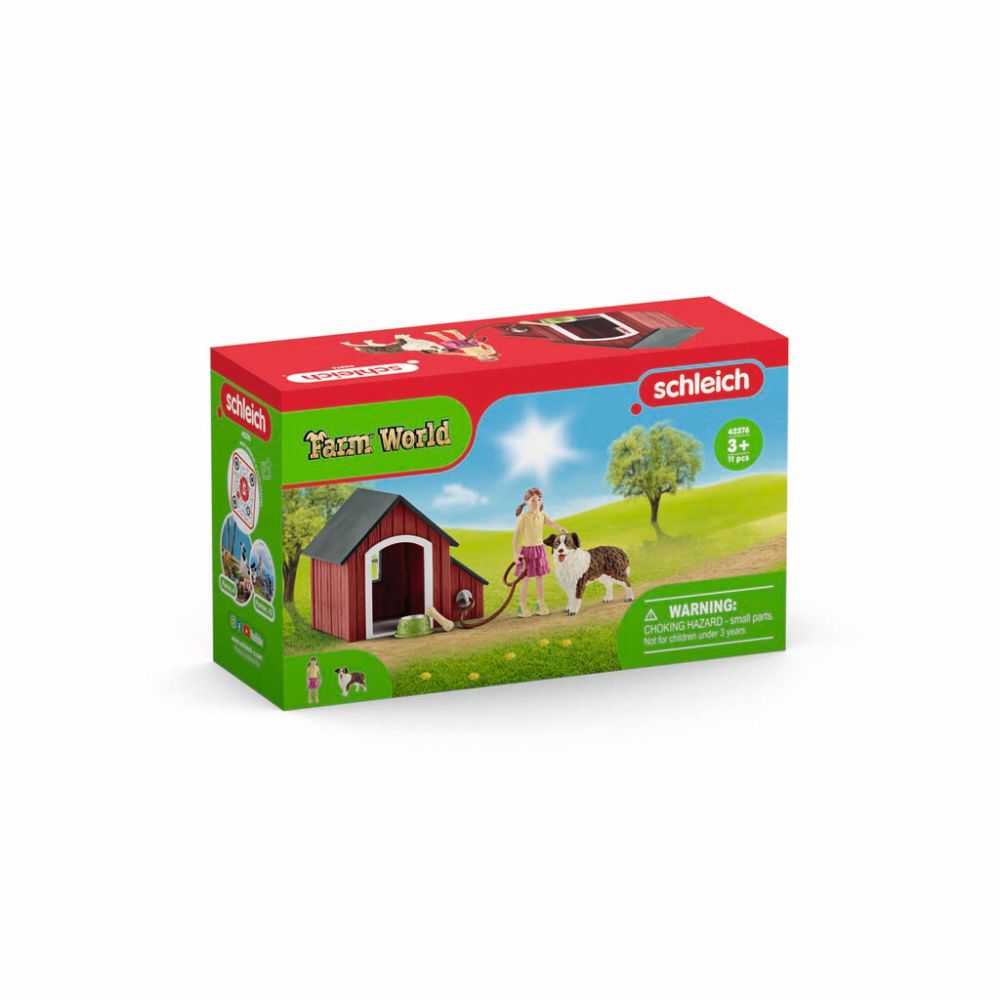 Schleich Hund kennel 42376