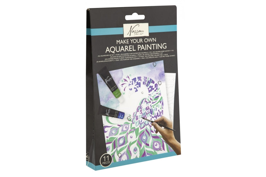 Akryl Watercolor maling, Art Sæt 11 dele