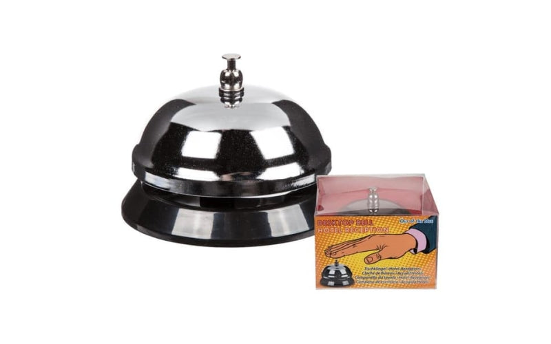 Receptions klokke. Sort/chrom.