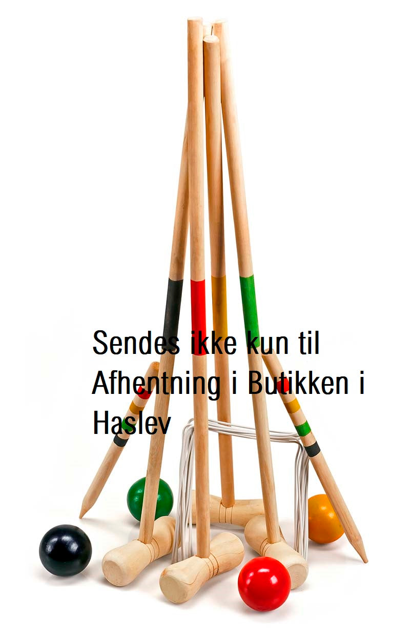 Kroket. Komplet sæt til 4 spillere. (Sendes ikke)