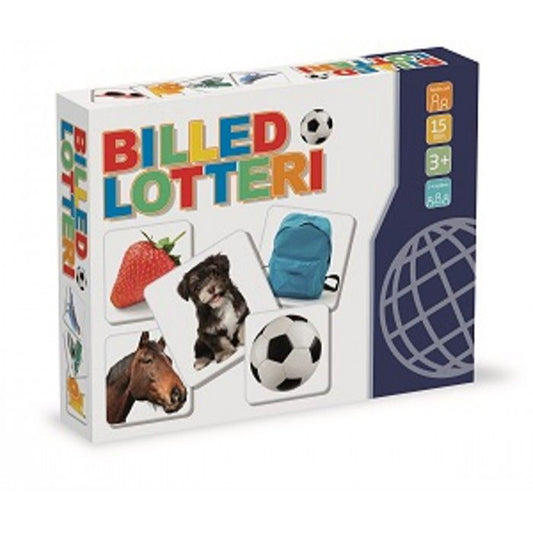 Billedlotteri med billeder af ting og dyr