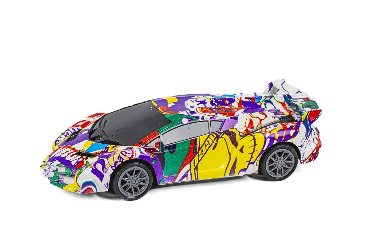 Graffiti Racing car R/C w/light 1:20, 27MHz