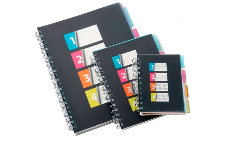 Subjekt Notebook A5. 4 faner