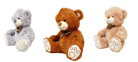 Bamse siddende 43 cm 3 ass. +0mdr.