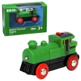 Brio Batteridrevet tovejs lokomotiv, grønt/sort 33595