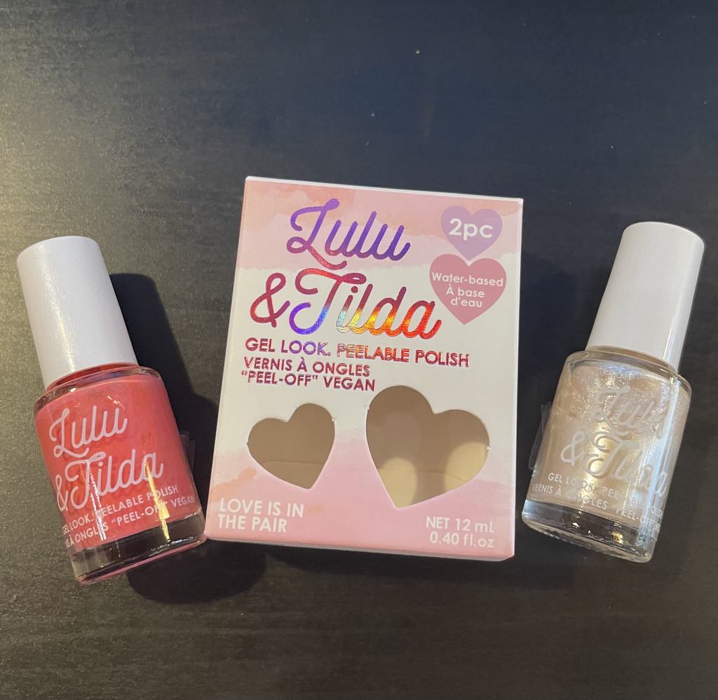 Peel off gaveæske med 2 stk. neglelak