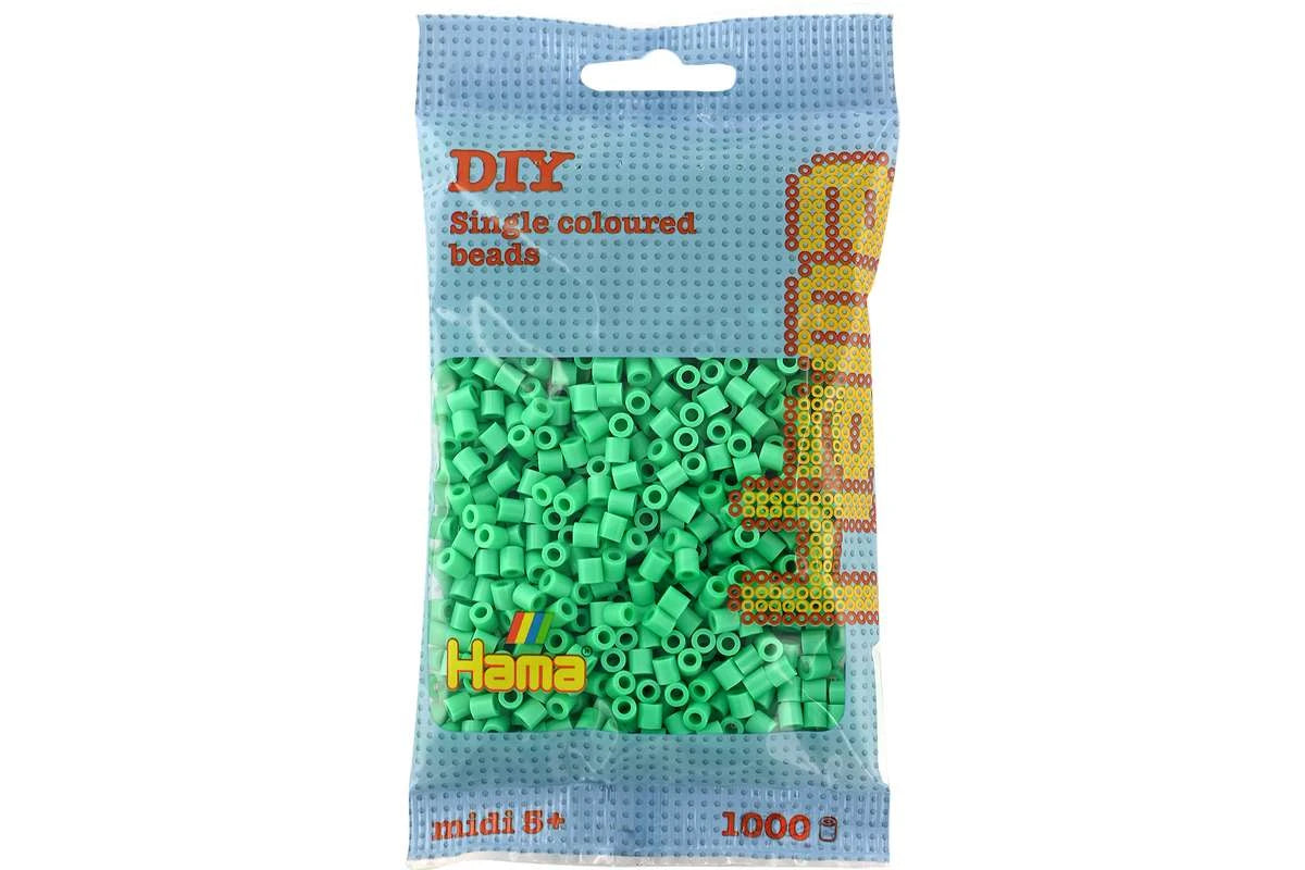 Hama midi 1000 stk Lysegrøn 207-11