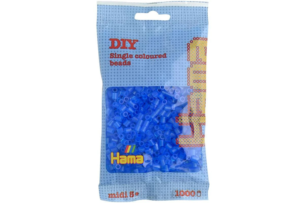 Hama midi 1000 stk Transparant Blå 207-15