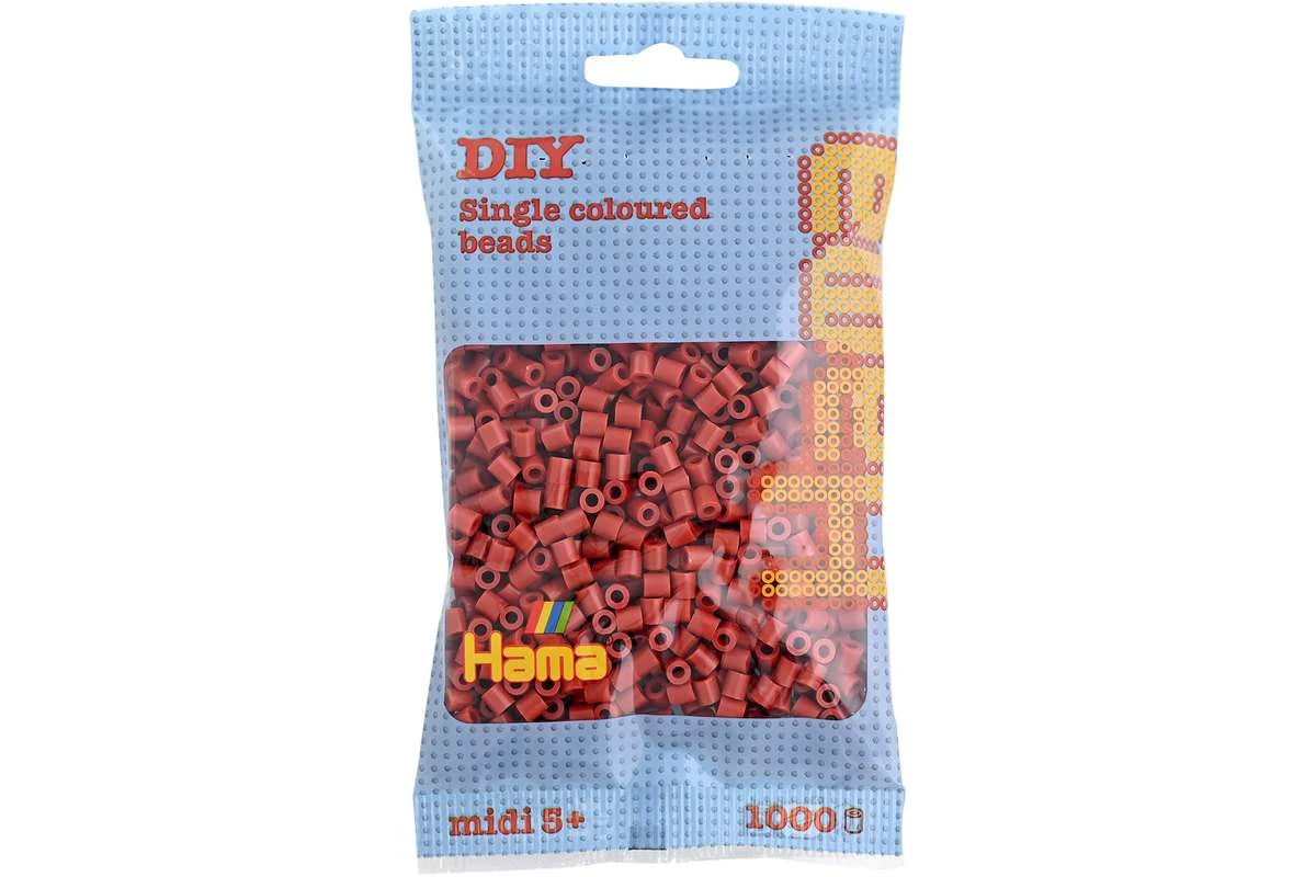 Hama midi 1000 stk Mellem Brun 207-20